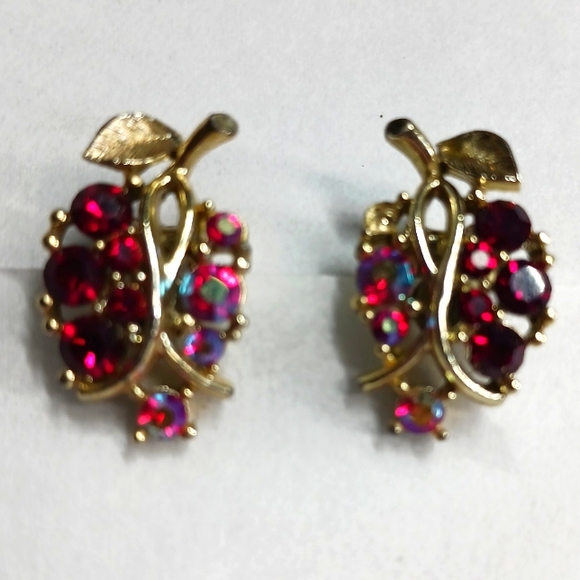 Vintage Clip Earrings - Picture 1 of 2
